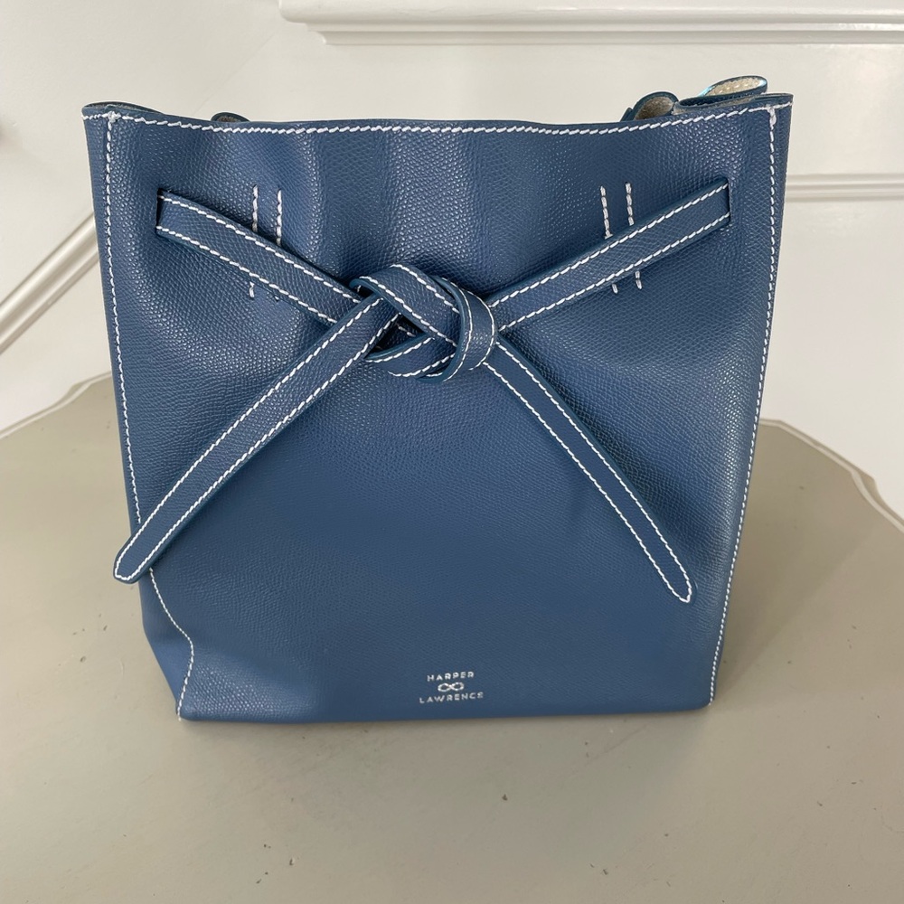 Harper Lawrence “Lawrence” blue tote- color no longer in production!